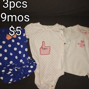 Lot of girl clothes 9 months